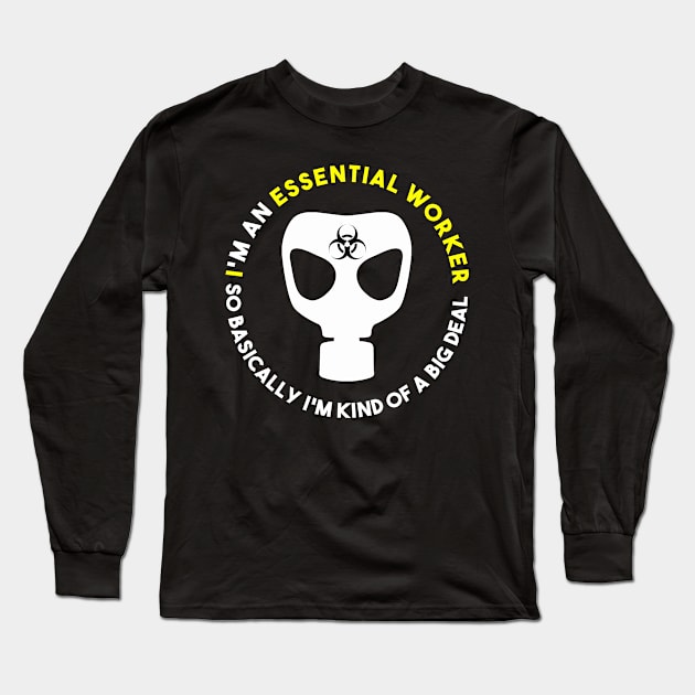 essential worker Long Sleeve T-Shirt by awesomeshirts